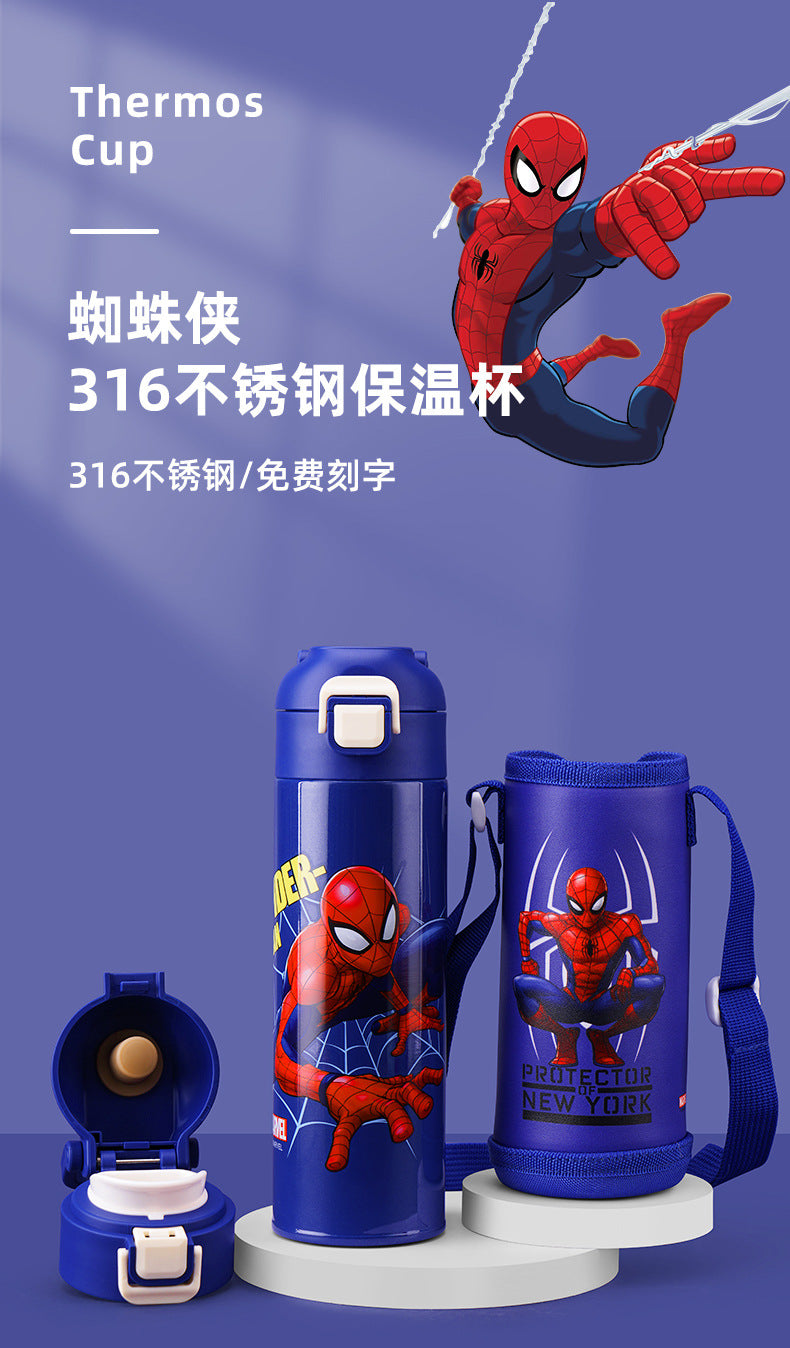 500ml Marvel Spiderman, Stitch Drinkfles