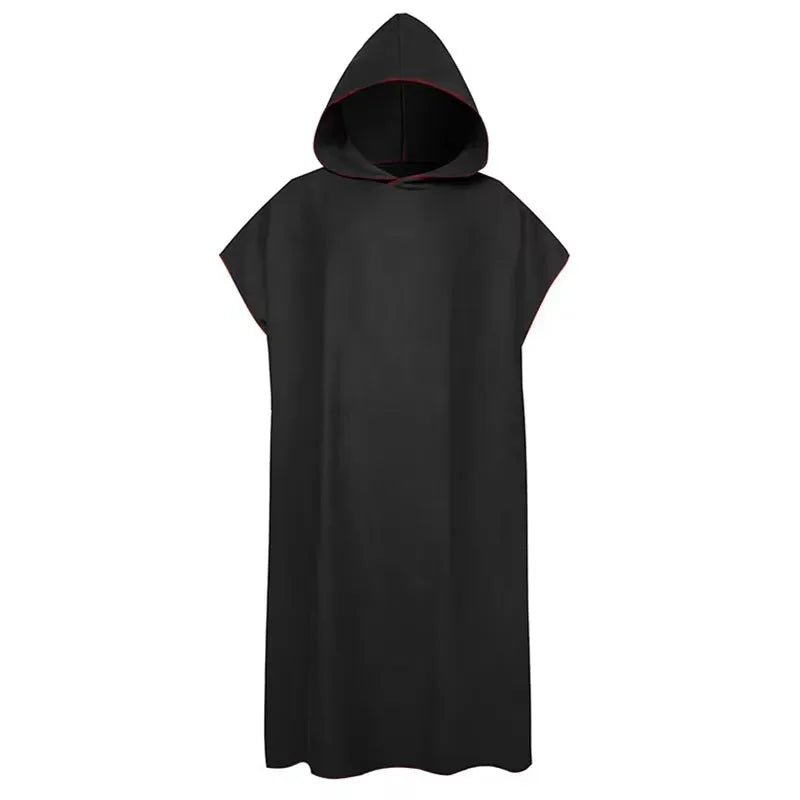 Hooded Poncho Comfortabele Badhanddoek Microfiber voor Snel Drogen