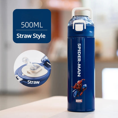 500ml Marvel Spiderman, Stitch Drinkfles