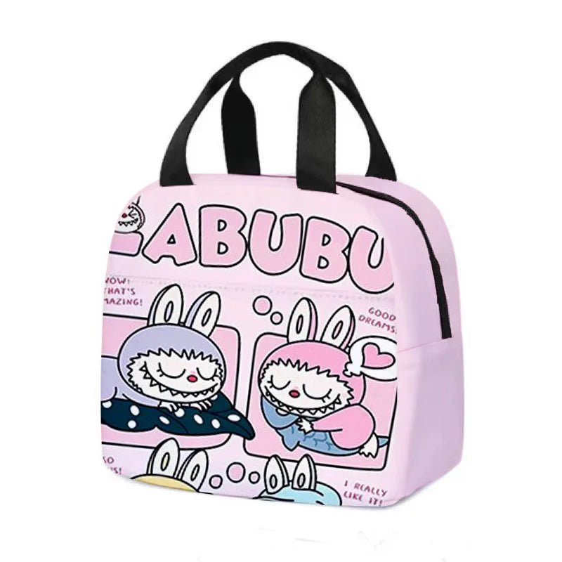 Kawaii Labubu Koeltas Met Handvat Voor Lunch En Buitenactiviteiten