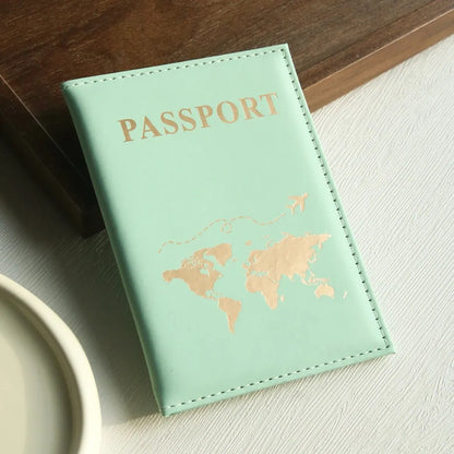 Paspoort Houder Wereldkaart Organizer Voor Bescherming