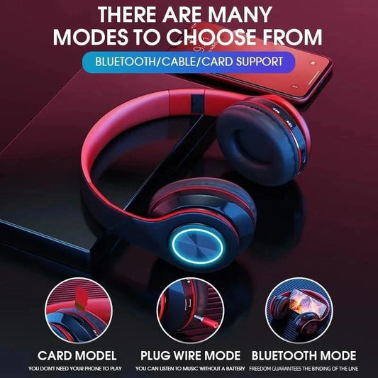 Draadloze Bluetooth 5.0 Koptelefoon Met Microfoon Voor Gamers