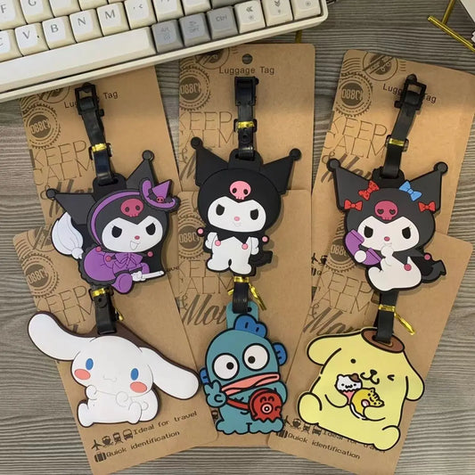 Bagagelabel (1st.) Cartoon Kuromi Cinnamoroll PVC