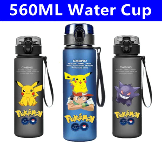 560ML Pokémon Drinkfles - Schattige Pikachu voor Buitenactiviteiten