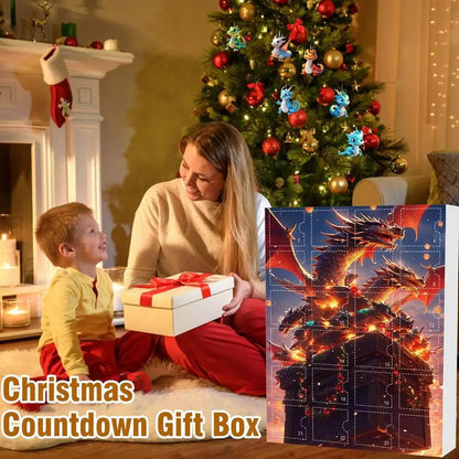Adventskalender Kerstmis Dinosaurus Hanger 24 Dagen Vakantieplezier