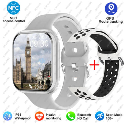 Smartwatch Watch 9 met 2" Display GPS En Waterdicht