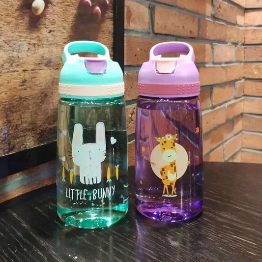 Kinderen Drinkfles met Rietje BPA-vrij 480ML Gezond en Handig