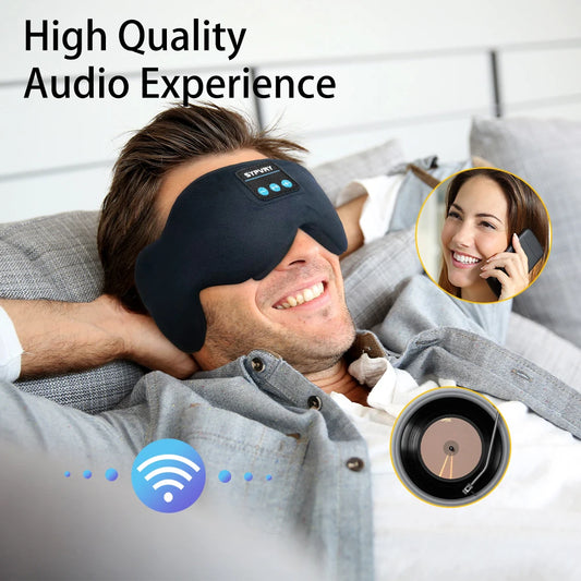 Slaapmasker Met Bluetooth 5.3 Hoofdtelefoon Voor Ontspanning