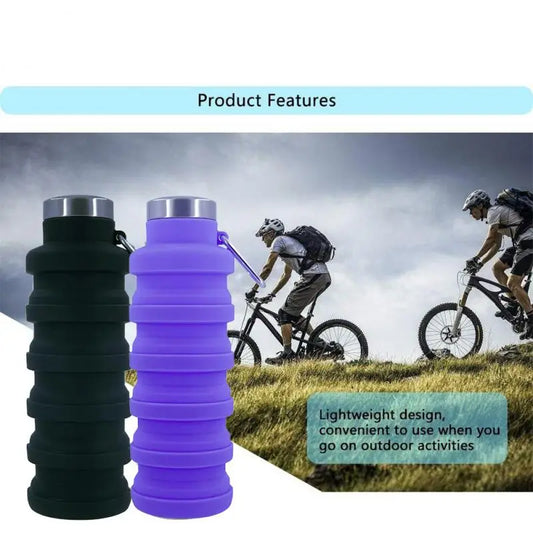 Opvouwbare Drinkfles 1pc BPA Vrij Silicone Voor Buitenactiviteiten