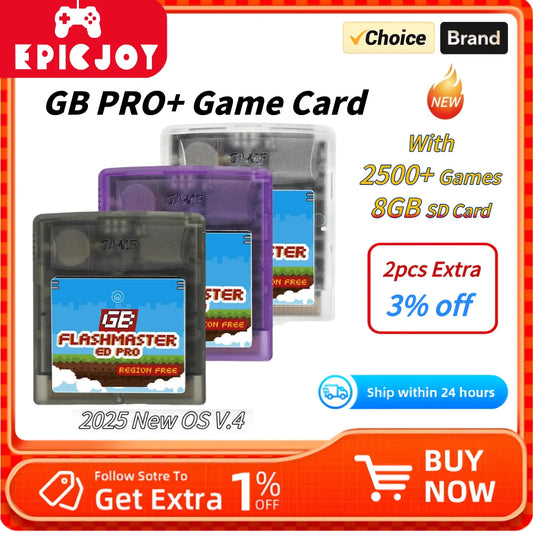 Multifunctionele Mini Retro Game Console - Spelcomputer Game Box GB pro+ Met 2500 Spellen Voor Gameboy