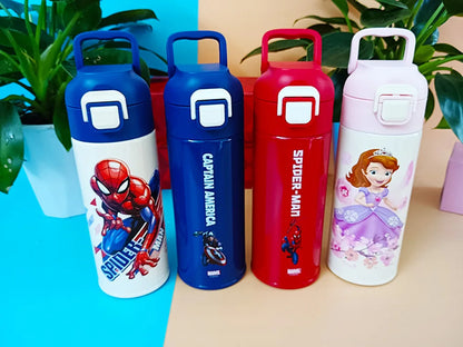 500ml Marvel Spiderman, Stitch Drinkfles