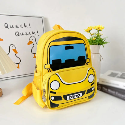 Rugzak Kinderen Cartoon Auto Paard  Voor School en Reis