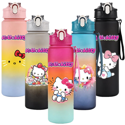 750ML Drinkfles Sanrio Hello Kitty Voor Kinderen en Sport