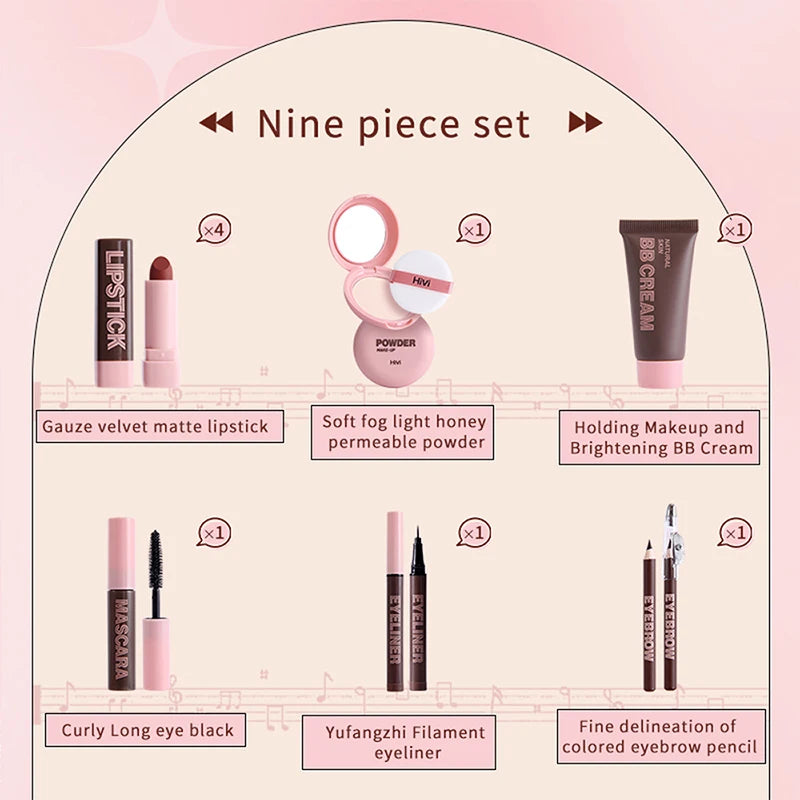 Makeup Geschenkset HiVi Limited Lippenstift en Poeder Valentijn