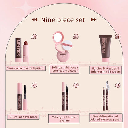 Makeup Geschenkset HiVi Limited Lippenstift en Poeder Valentijn