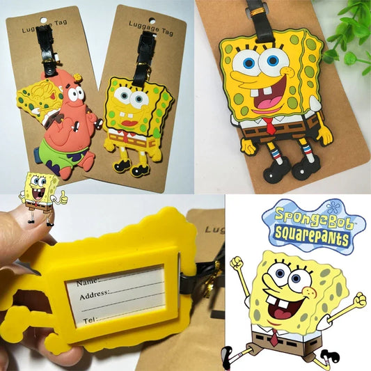 SpongeBob Patrick Ster Bagagelabel (1st.)