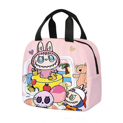 Kawaii Labubu Koeltas Met Handvat Voor Lunch En Buitenactiviteiten