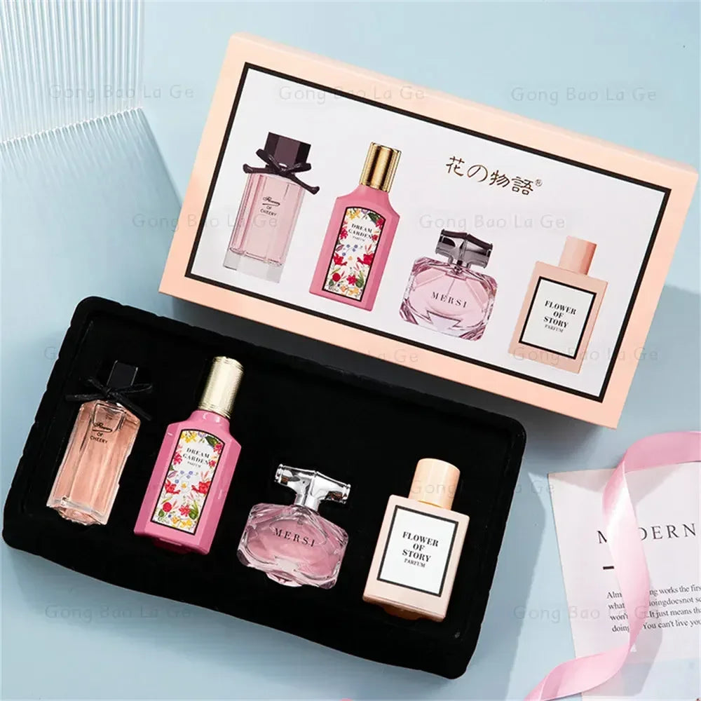 Parfum Geschenkset Bloemige Geur 110ml Vierdelig Voor Vrouwen