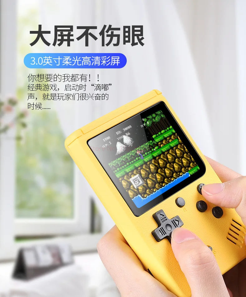 Mini Retro Handheld Game Console - Spelcomputer Met 800 Spellen