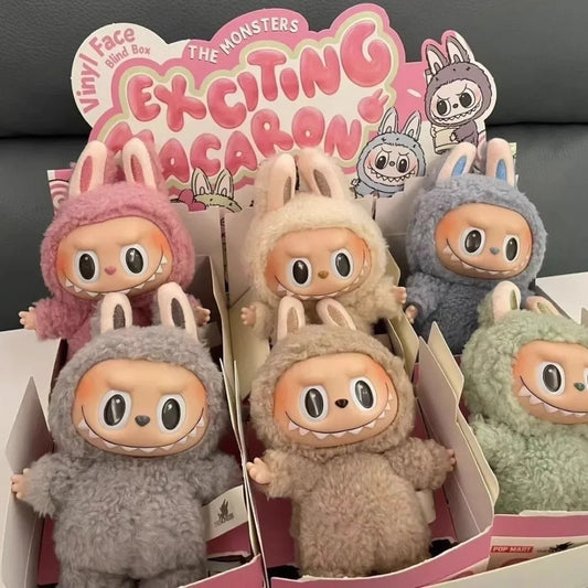 Kawaii Pluchen Labubu Poppen Met Hartslag - Perfect Cadeau