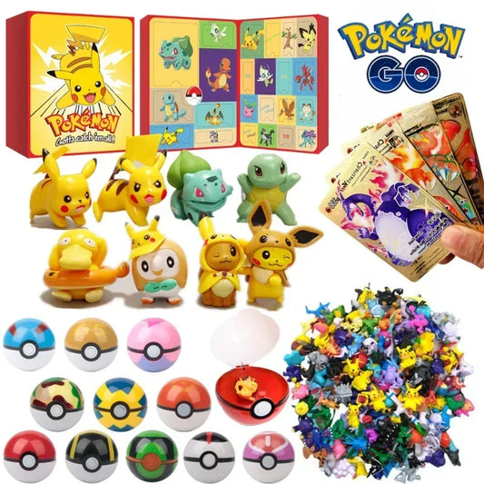 Speelgoed Set Pokemon Pikachu Cadeaubox Met Anime Figuren Voor Kinderen