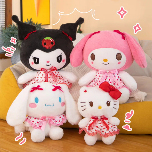 Sanrio Pluche Knuffels Kuromi en Hello Kitty Perfecte Cadeau
