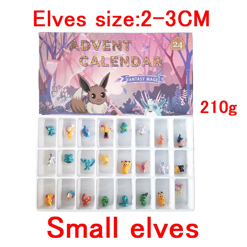 Pokemon Adventskalender Voor Kinderen Met Anime Figuren En Cadeaus