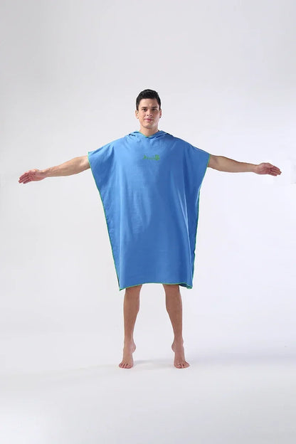Hooded Poncho Comfortabele Badhanddoek Microfiber voor Snel Drogen