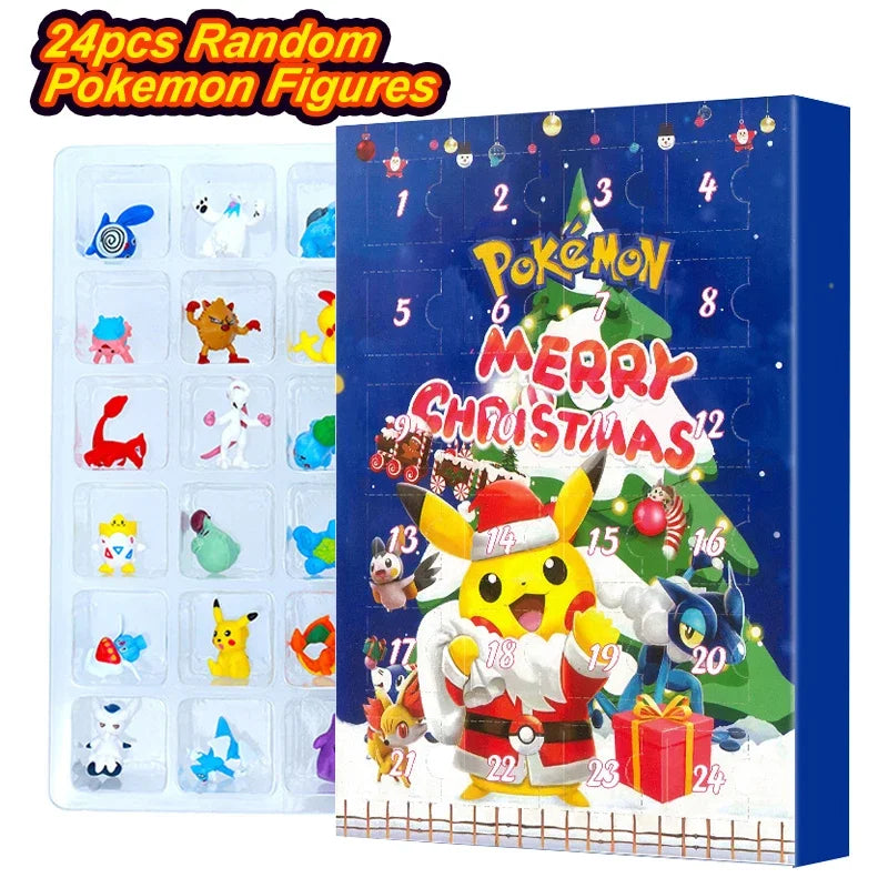 Pokemon Figuren Adventskalender Set Met 24 Schattige Pikachu Toys