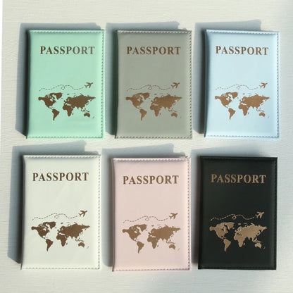 Paspoort Houder Wereldkaart Organizer Voor Bescherming