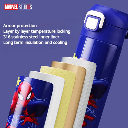 500ml Marvel Spiderman, Stitch Drinkfles