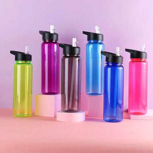 Drinkfles met Rietje, Lekvrij en Eco-vriendelijk 700-750ml