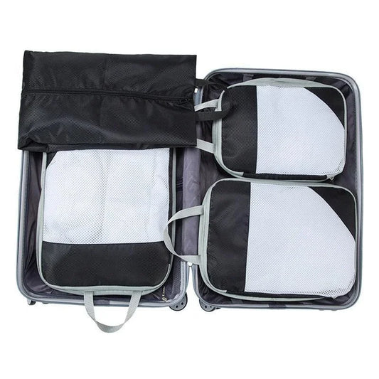 Compressie Packing Cubes 4-delig Voor Efficiënte Reisorganisatie