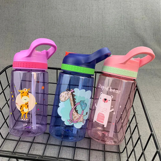 Kinderen Drinkfles met Rietje BPA Vrij 480ML Gezonde Drinkbeker