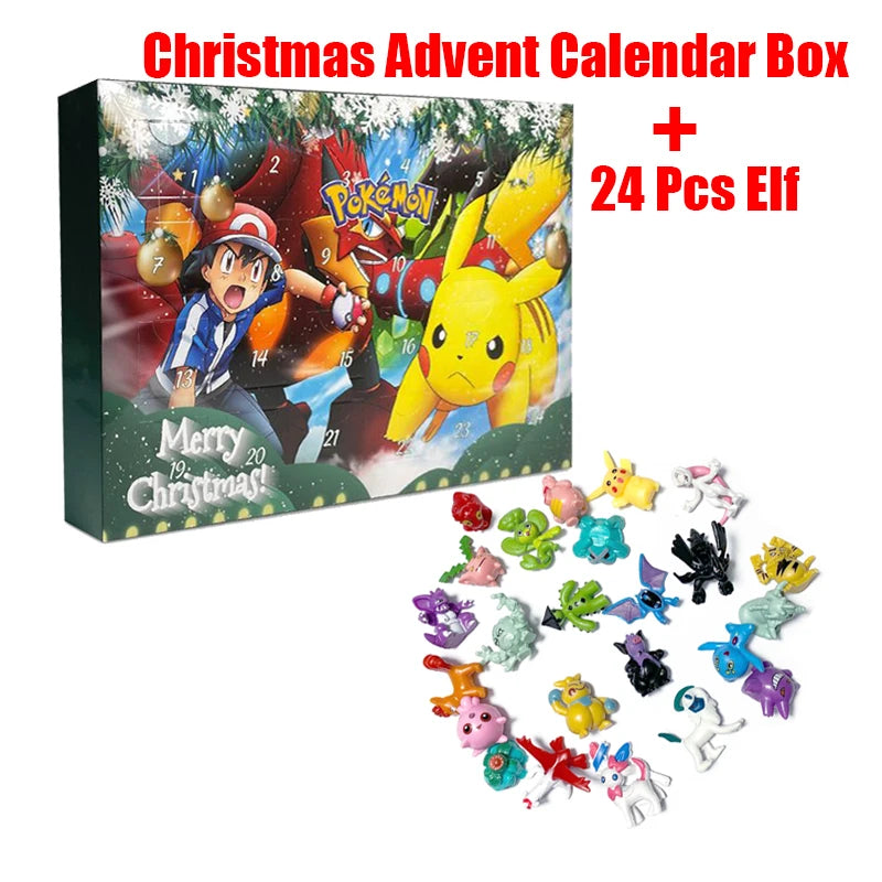 Pokemon Adventskalender Voor Kinderen Met Anime Figuren En Cadeaus