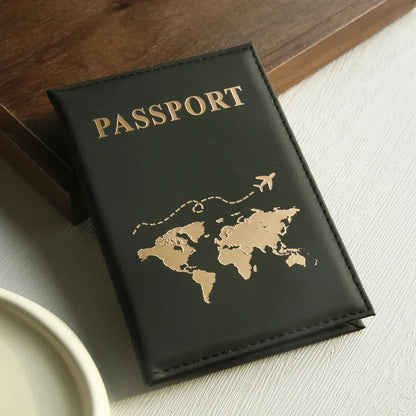 Paspoort Houder Wereldkaart Organizer Voor Bescherming