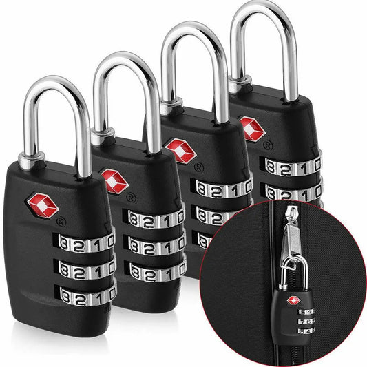 Hoogbeveiligde TSA Goedgekeurde Koffer Hangslot Met Combinatie Code