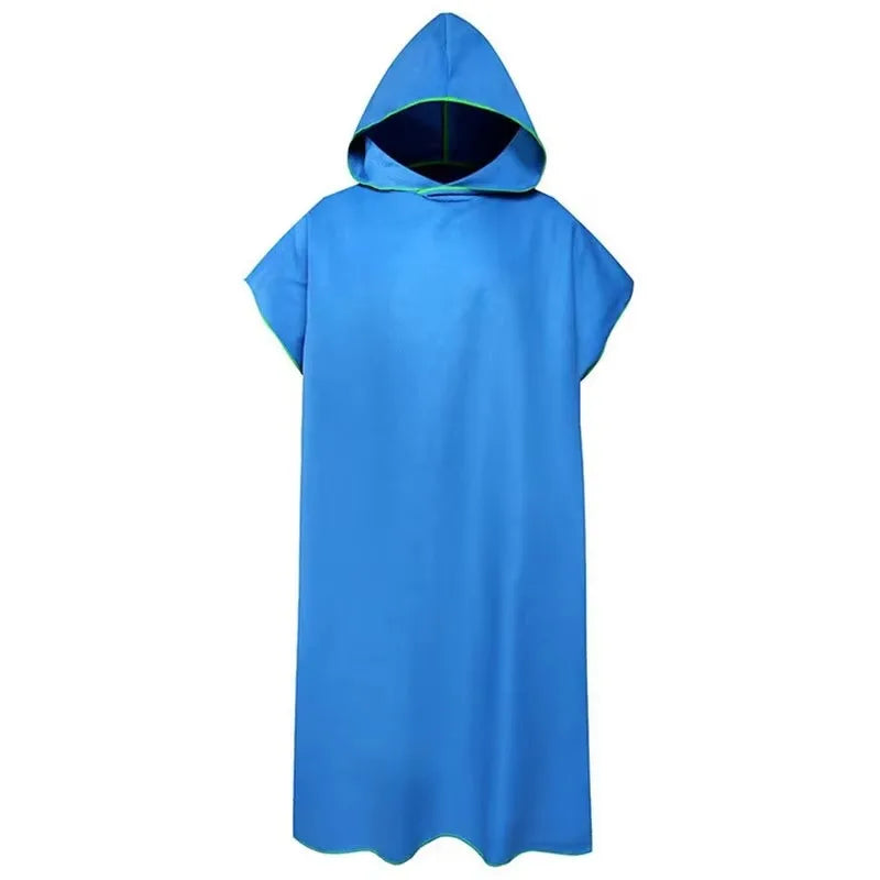 Hooded Poncho Comfortabele Badhanddoek Microfiber voor Snel Drogen