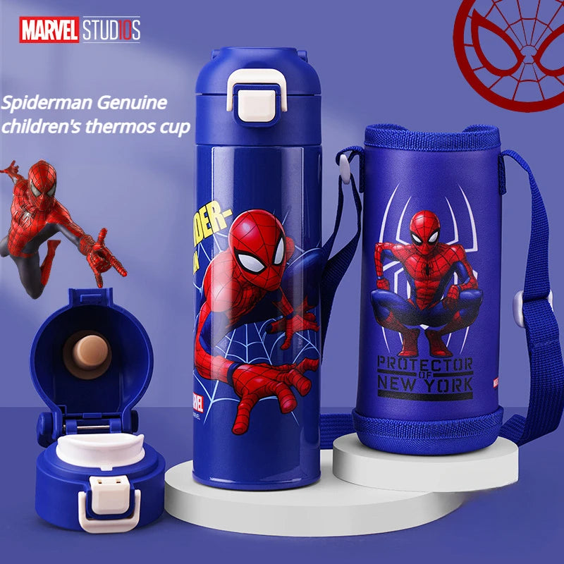 500ml Marvel Spiderman, Stitch Drinkfles