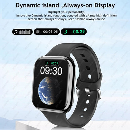 Smartwatch Watch 9 met 2" Display GPS En Waterdicht