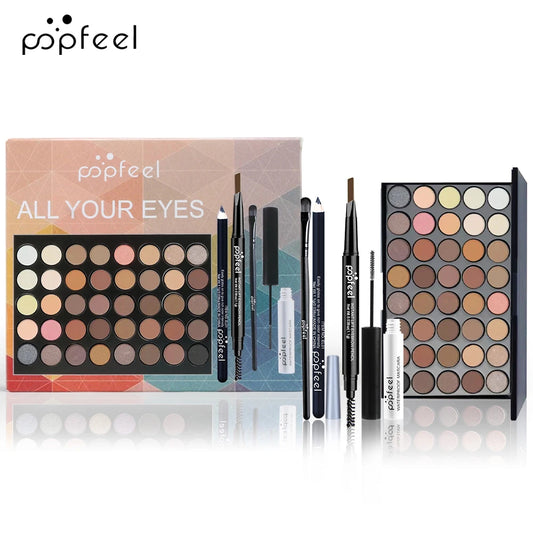 Oogmake-up Set POPFEEL Met Oogschaduw Palette En Langdurige Mascara