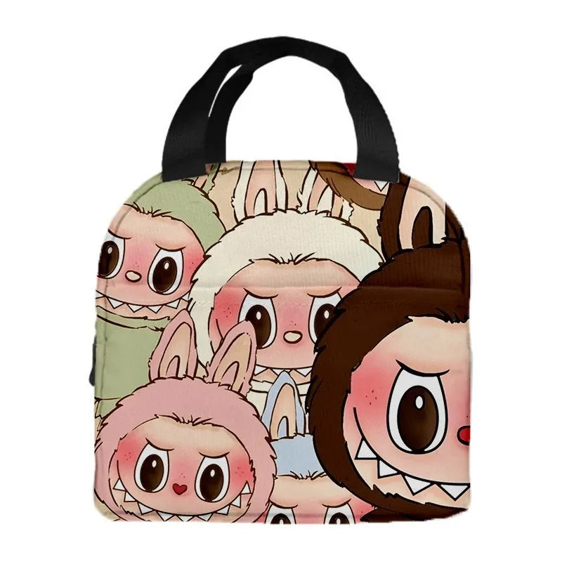 Kawaii Labubu Koeltas Met Handvat Voor Lunch En Buitenactiviteiten