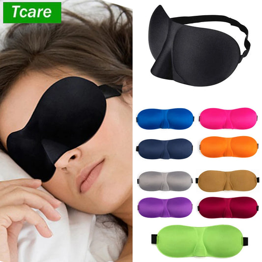 Tcare Slaapmasker voor Slaap 3D Contoured Blokkeert Licht
