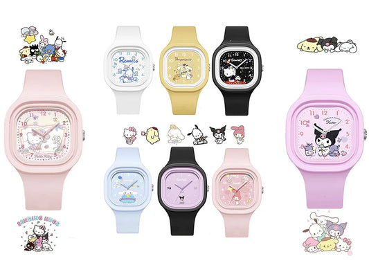 Sanrio Kawaii Quartz Horloge voor Kinderen met Hello Kitty Thema