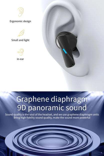 Draadloze Oordopjes met Geluidsonderdrukking en Bluetooth 5.3
