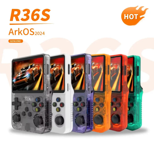 Mini Retro Handheld Game Console - Spelcomputer Transparant Ontwerp 64GB