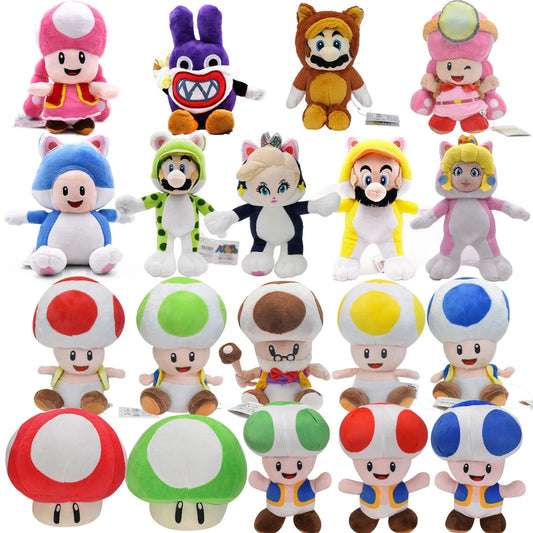 Super Bros Pluche Knuffels Speelgoed Mario Luigi Yoshi Zacht en Schattig