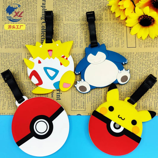 Pokemon Bagagelabel (1st.) Squirtle Pikachu, Charizard.