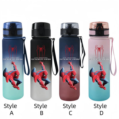 Spiderman 650ml Drinkfles Voor Buiten, Lekvrij en Handig