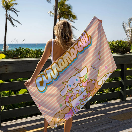 Strandhanddoek Cinnamorolls Sneldrogende Handdoek voor Dames